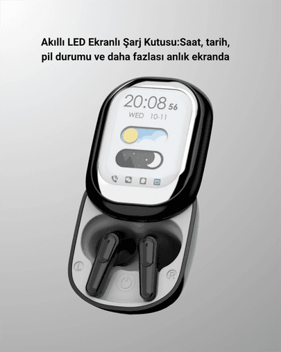 ENC Destekli Bluetooth 5.4 Kulaklık – EQ Ayarlı, Akıllı Kutulu