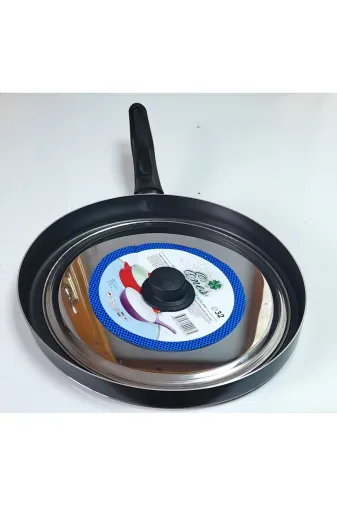 ENES TYCIV7ON7N169880820939474 Balık Tava Teflon Kapaklı Tava 32 Cm