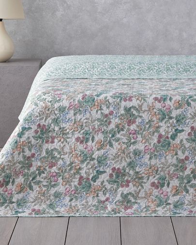 English Home 4087880 Fruit Fiesta Tek Kişilik Çok Amaçlı Örtü 160X220 Cm Yeşil