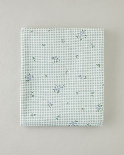 English Home 4088780 Floral Breeze Baskılı Pamuklu Tek Kişilik Pike 150X220 Cm Yeşil