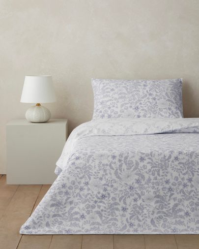English Home 5909870808 Vionne Kolay Ütülenir Çarşaflı Tek Kişilik Nevresim Takımı 160X220 Cm Lila