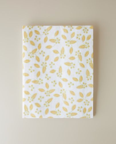 English Home 64999 Golden Petals Çift Kişilik Pike 200X220 Cm Sarı