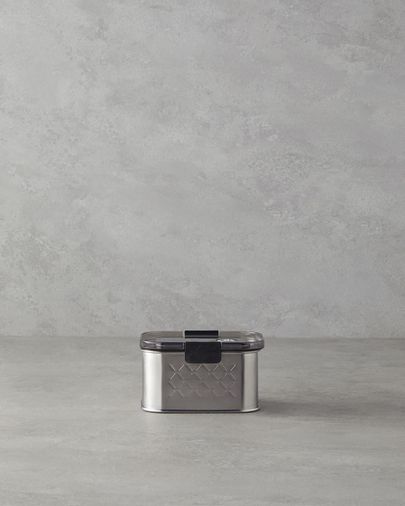 English Home allfresh499999 All Fresh Inox Paslanmaz Çelik Erzak Kabı Silver