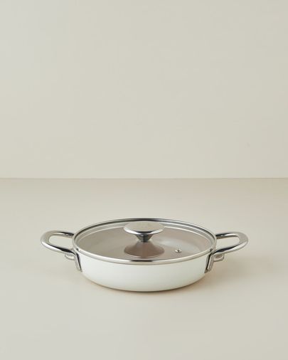 English Home cerawell99999 Prego Cerawell Kapaklı Sahan 20 Cm Krem - Kahve