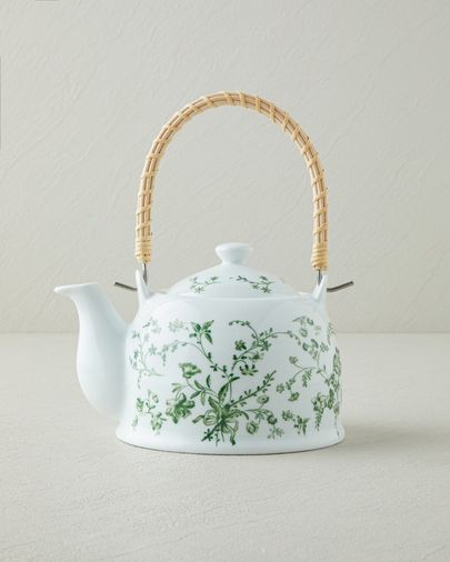 English Home yeşil100000 Plantopia Porselen Demlik 750 Ml Yeşil