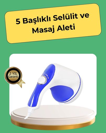 Epilons MEYTDUCZZZSELELİTGİDERİCİ-1-BLMY Mey İthalat Selülit Ve Sıkılaştırıcı Masaj Cihazı Çok Fonksiyonlu Çok Renkli