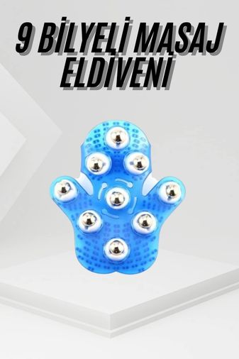 Epilons MEYTDUCZZZZMASAJELDİVENİİİİİİİ1-BLMY Mey İthalat 9 Bilyeli Masaj Eldiveni Tüm Vücut Masajına Uygun Kafa Masaj Aleti Çok Renkli 26877416