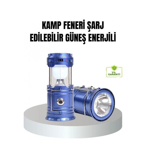 Epilons TRİTHLTXUCZZZXF5800TLAMBAAAAA-BLNCCC Güneş Enerjili Kamp Lambası Şarjlı Taşınabilir Kompakt Açık Hava Işığı Çok Renkli