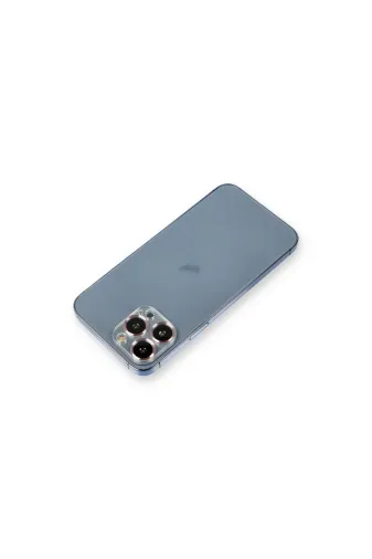 ERDO A045-6689 İphone 13 Pro Max Metal Kamera Lens Koruma Cam - Mor