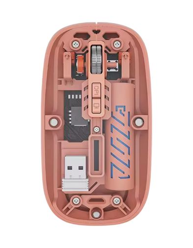 Erdo01ticaret TRİTHLTUCZZZM223MOUSETURUNCU-1-BLNCCC Şeffaf Kablosuz Mouse Bluetooth Bağlantılı Sessiz Tıklama Diğer Çok Renkli