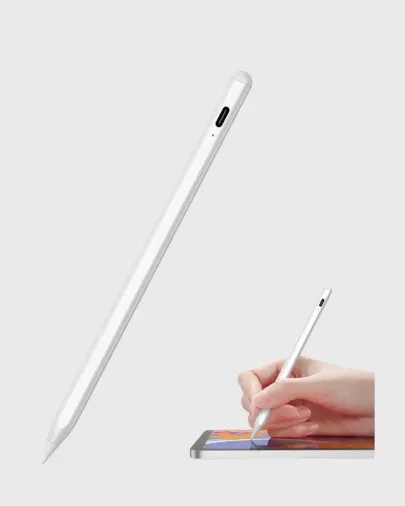 Ergonomik Akıllı Dokunmatik Kalem Type-c Şarjlı Apple Uyumlu
