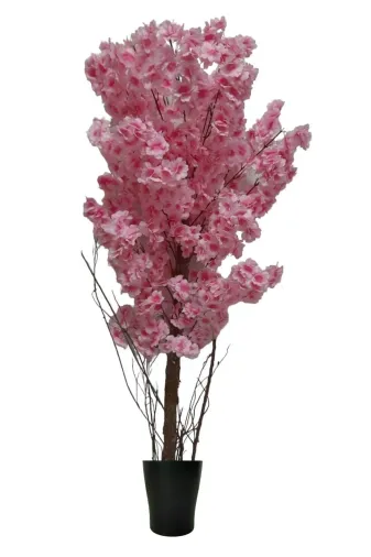 ERHAN FLOWERS bhrd.plst.180 Pembe Bahar Dali 180 Cm Plastik Saksida