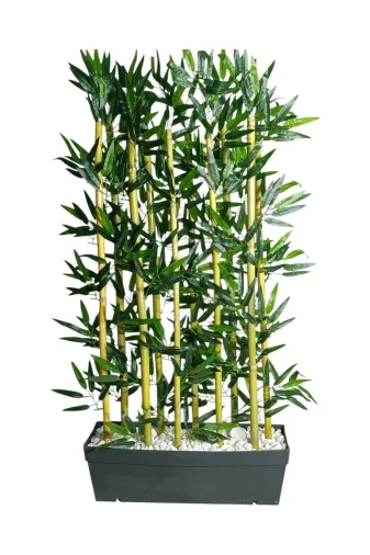 ERHAN FLOWERS ÇİÇEK & DEKORASYON erh.2067 50 Cm Plastik Saksıda  Dış Mekan Için Seperatör 10 Adet 150 Cm Bambu