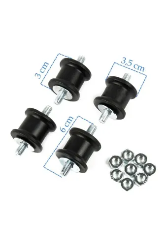 Ermiya 8690542571852 Klima Konsol Titreşim Önleyici Takoz Lastiği 45X2 (4'lü Paket)