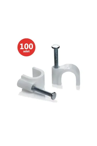 Ermiya 869170701478 100’Lu Paket Klima Hortumu İçin Özel Üretim Kroşe Beton Çivili 7 Numara –