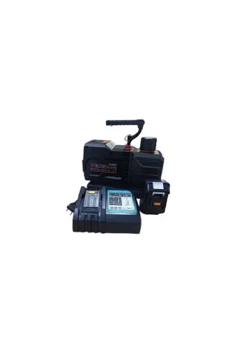 Ermiya 869212181002 Artico 2Vi-3Dli Çift Kademeli Akülü, Şarjlı, Kablosuz Vakum Pompası-18V, 1/2 Hp, 6Cfm Lityum Batarya