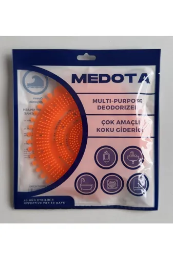 Ermiya 869406688745 Rollpure Büyük Pisuvar Süzgeci Koku Giderici 10 Adet Mango