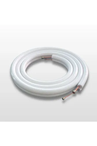 Ermiya 869500514114 50 Metre 1/4-5/8 Vrv Pro Beyaz İzolasyonlu Bakir Boru