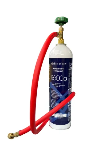 Ermiya 869600085465 R600 Bekatech Refrigerant Soğutucu Gaz 420 Gram+90 Cm Hortum+Vana