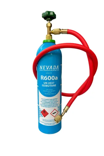 Ermiya 869600654700 R600 Nevada Refrigerant Soğutucu Gaz 420 Gram+90 Cm Hortum+Vana