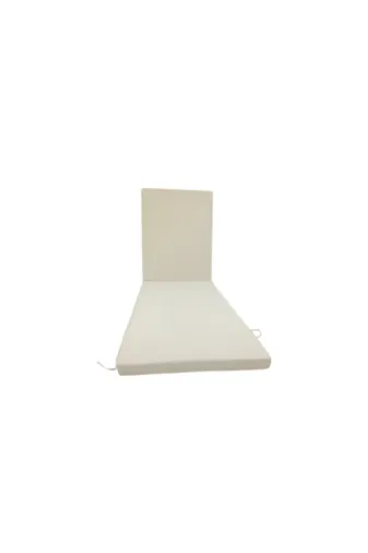 Ermiya 869621212663 Izu-Ogasawara Şezlong Minderi 180*55*5 Cm Fermuarlı Yıkanır Silinir Arkası Kuşaklı