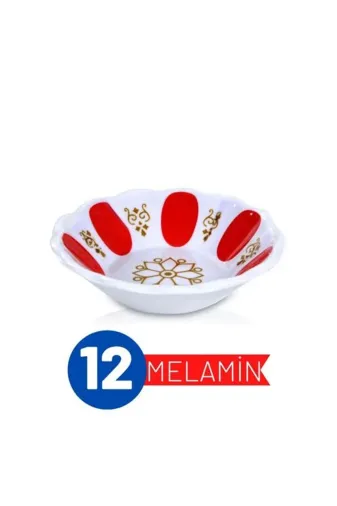 Ermiya 8696459298869 72 Adet Melamin Çay Tabağı