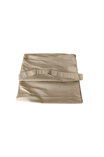 Ermiya 869667410147 Göçmen Beyi Şezlong Minderi Kılıfı 180*55*5 Cm Fermuarlı Yıkanır Silinir Krem