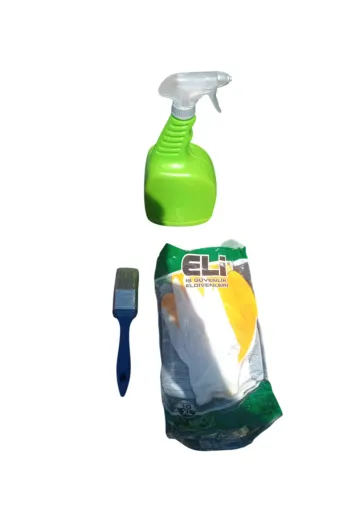 Ermiya 8696932563258 1 Lt Klima Temzileme İlaç- 1 Lt Sprey Fısfıs - 1 Eldiven Tk- 1 Fırça