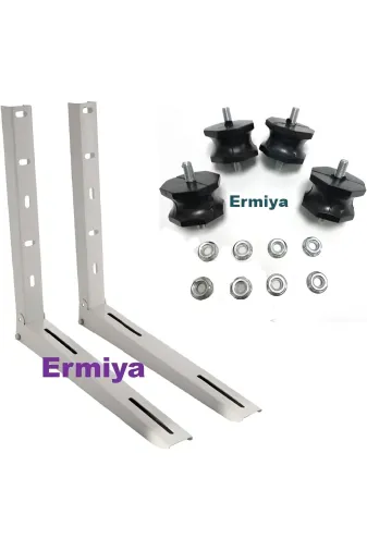 Ermiya 869909449098 50’Lik Dış Ünite Konsol Klima Ayak+Takoz Takımı Hediyeli