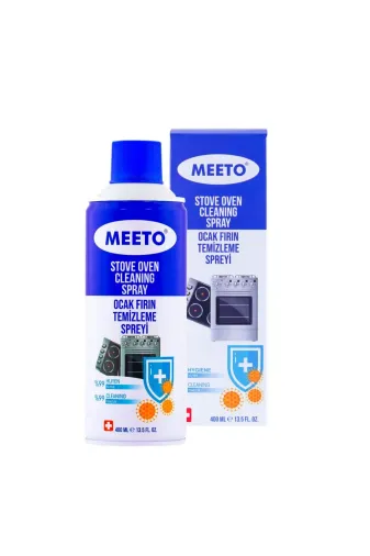 Ermiya 869912219852 Meeto Ankastre İnox Fırın Ocak Davlumbaz İçi Dış Temizleme Spreyi 400 Ml