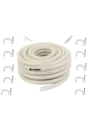 Ermiya 869975799158 Technician 5 Mt Klima Drenaj Hortum Tahliye+1-Düz Ek Parça+5 Adet Çivi -1- Y