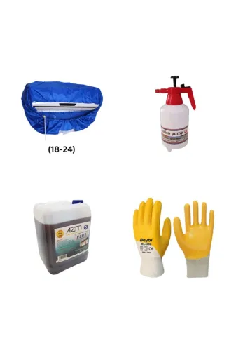 Ermiya 869AZM10666S869 Klima Brandası Ve Klima Temizlik Seti 18 24+Fırça