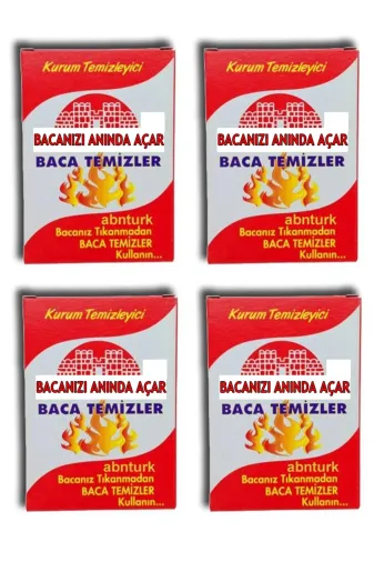 Ermiya 869T41VEP0FL26 1.7 Kğ Baca Temizleyici Bacaları Anında Açar Sihirli Kurum Giderici Şömine Temizleme Isıtmaya Katkı
