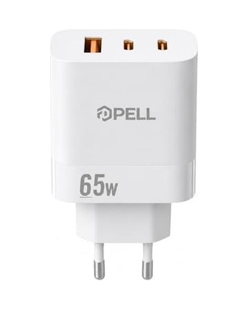 Ersa 131613401 Pell 65W Pd Ultra Hızlı Şarj Başlığı, 2X Usb-C + Usb-A, Akıllı Güç Yönetimi, Laptop Ve Telefon İle Uyumlu