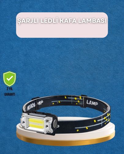 Erturkstore 120386514 Mey İthalat Taşınabilir Şarjlı Led Fener Xpe95Lm Cob120Lm Manyetik Gövde