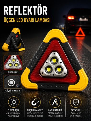 Erturkstore 133493185 Mey İthalat Dp-209 Reflektör 5 Farklı Işık Modlu