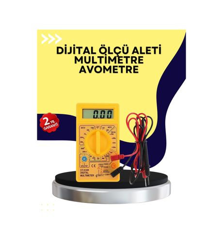 Erturkstore TRİTHLTXUCZZZMULTİMETRE-3-BLNCCC Çok Fonksiyonlu Dijital Multimetre Elektrik Test Cihazı -