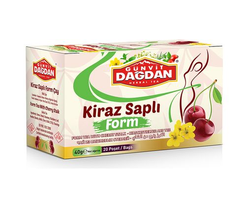 ESİLA RT-RYL-HMR14782 Kiraz Saplı Form Çayı Bardak Poşet 20 Li