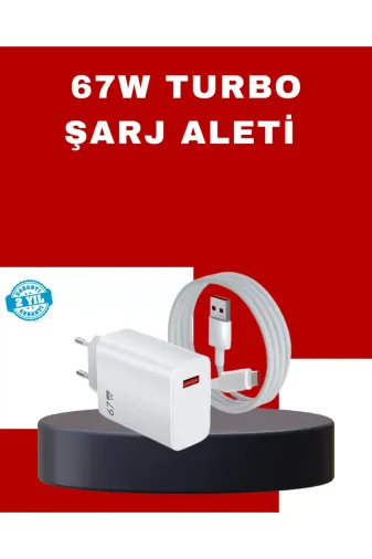 Ethab Giyim 67 Watt Yüksek Güç Şarj Adaptörü Mi 10 Mi 11 Mi 12 Uyumlu - Glst3549-3623