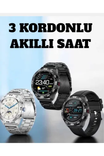 Ethab Giyim Akıllı Saat Arama Cevaplayan Titreşim Özelliğiyle Bildirim Görebilen - Glst2916-8796