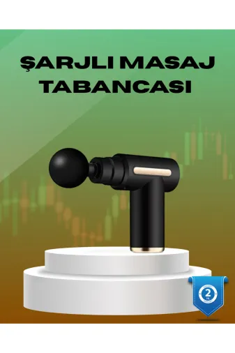 Ethab Giyim GLST5938-3351 6 Kademeli Kas Masaj Tabancası 4 Başlıklı Güçlü Sessiz Sporcu Masaj Cihazı ? - Glst5938-335