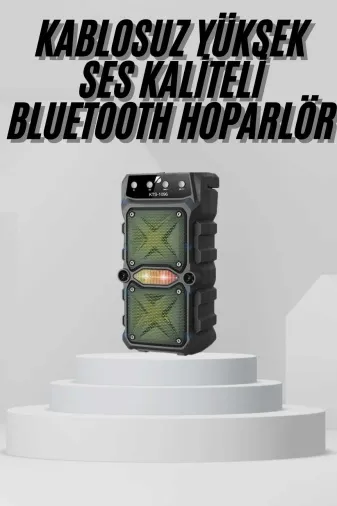 Ethab Giyim GLST7988-7848 Bluetooth Hoparlör Yüksek Ses Kaliteli Büyük Boy Çift Çıkışlı Ses Bombası - Glst7988-784