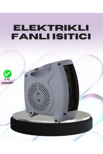 Ethab Giyim Taşınabilir Fanlı Isıtıcı Elektrikli Termik Korumalı Oda Isıtıcı - Glst3487-4678