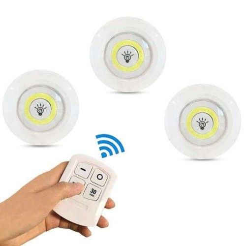 ETT 562741419960 Kablosuz Uzaktan Kumandalı 3Lü Led Lamba Seti
