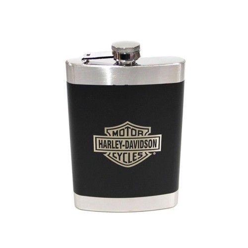 ETT 562741420807 Harley Davidson Matara 7 Oz (207 Ml) Içki Viski Konyak Matarası