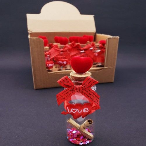 ETT 562741423603 Love Kalpli Dilek Şişesi