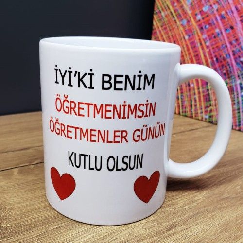 ETT 562741423733 Öğretmene Hediye Kupa Bardak
