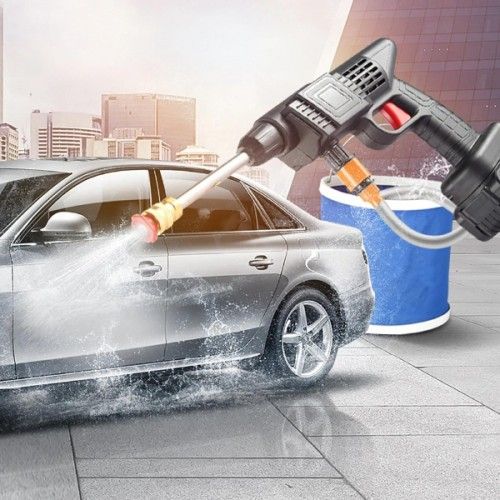 ETT 562741432745 48V Şarjlı Çift Bataryalı Taşınabilir Basınçlı Yıkama Sulama Tabancası