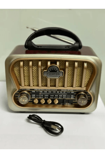 Everton Nostaljik Bluetoothlu Rt-850 Usb / Bt / Radyo Müzik Kutusu Rt850