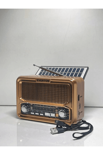 Everton Rt-672 Usb Bluethoot Nostajık Radyo Müzik Çalar